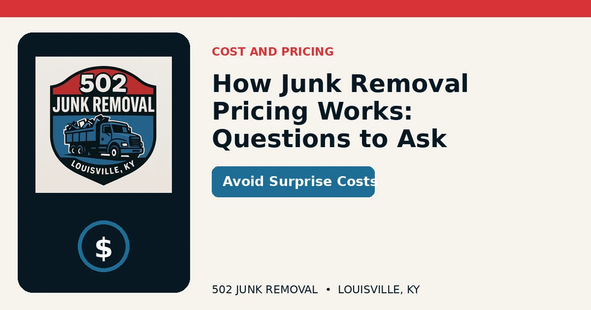Social card for How Junk Removal Pricing Works—and How to Avoid Surprise Charges