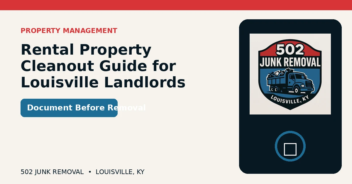 Social card for Rental Property Cleanouts in Louisville: A Documentation-First Plan